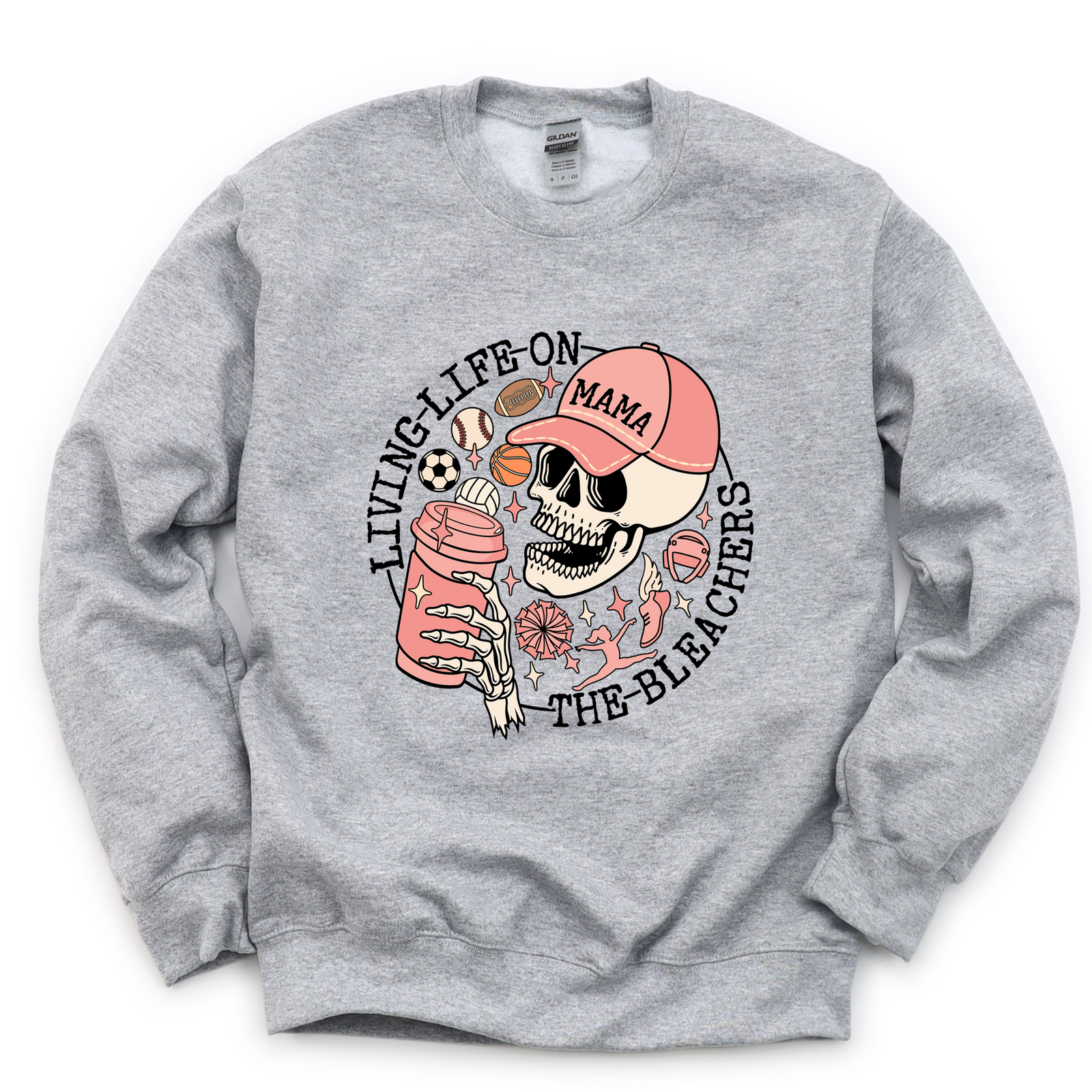 Living Life on the Bleachers Tee OR Sweatshirt