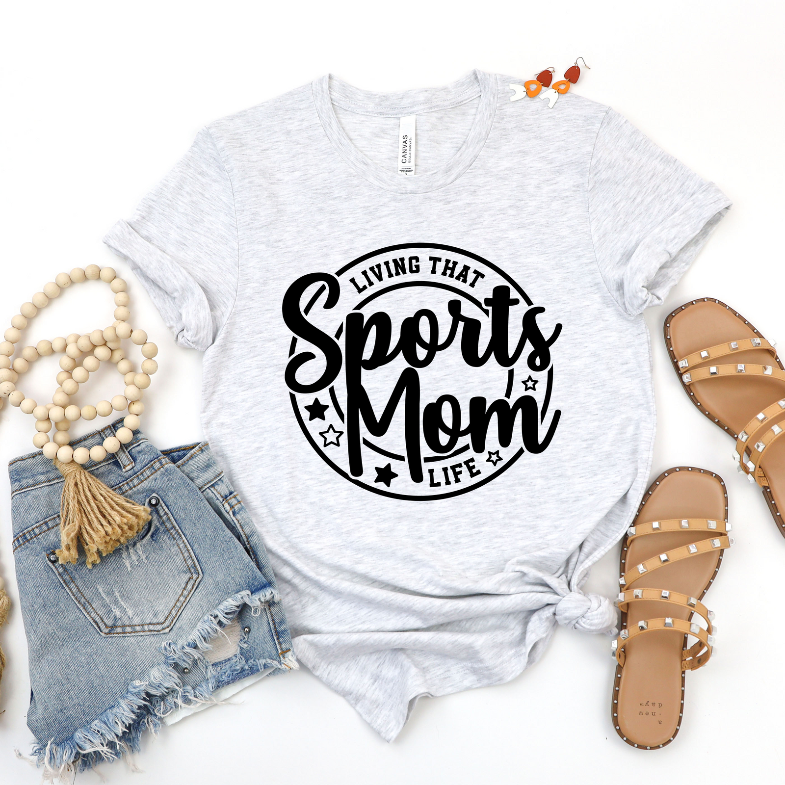 Living That Sports Mom Life Tee OR Sweatshirt