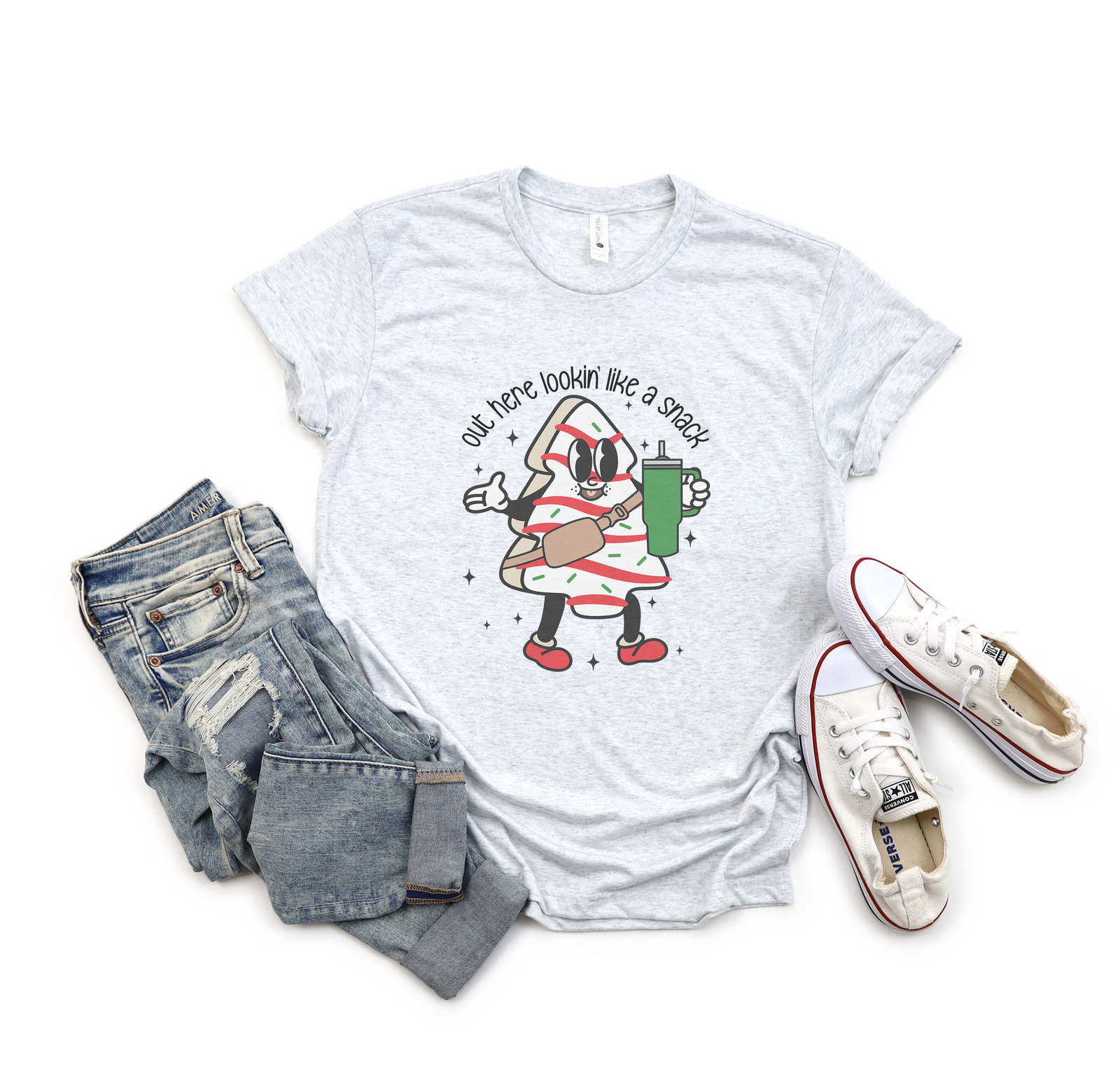 Out Here Lookin' Like A Snack Tee, Crew or Hooded Sweatshirt