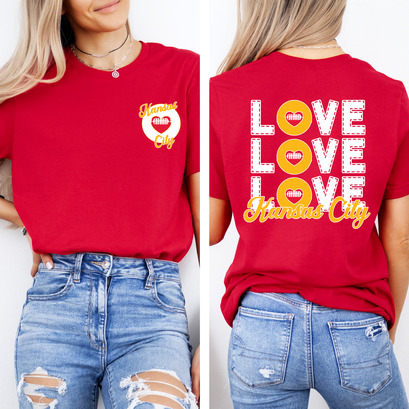 Love KC 3x Pocket Tee or Sweatshirt