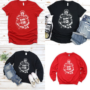 Mahomes Monochrome Tee OR Sweatshirt