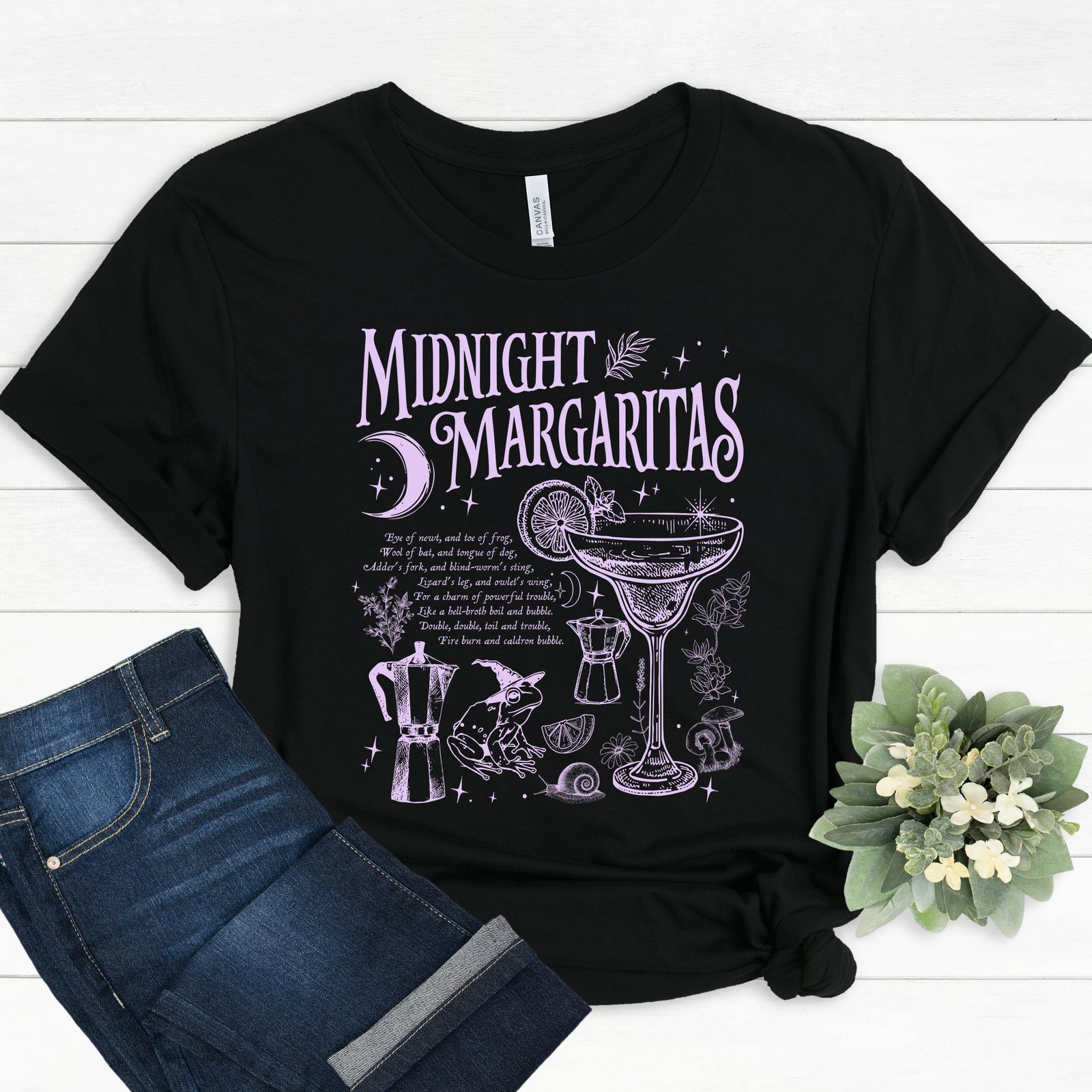 Midnight Margaritas Practical Magic Tee