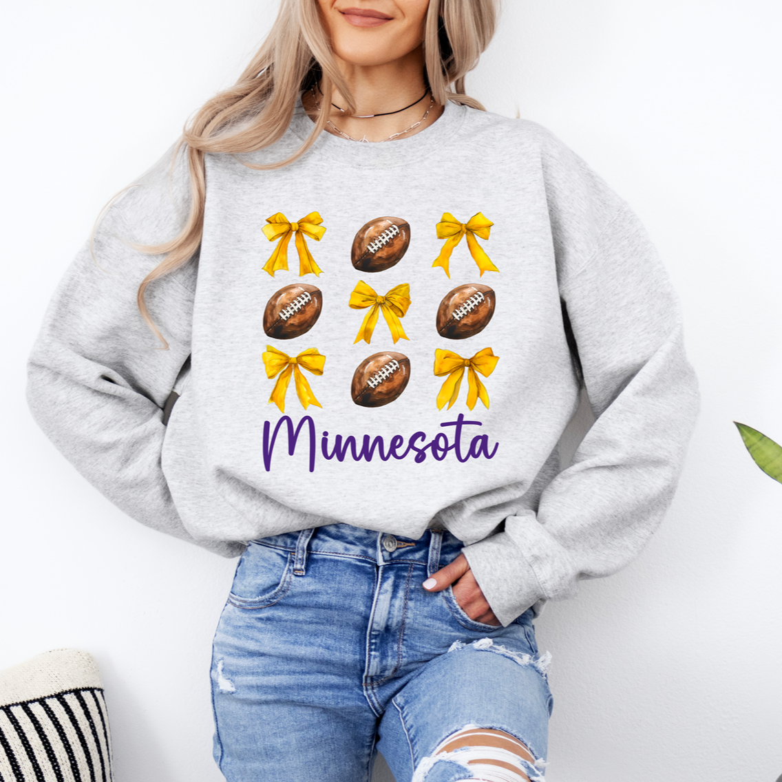 Minnesota Coquette Bows Tee or Sweatshirt