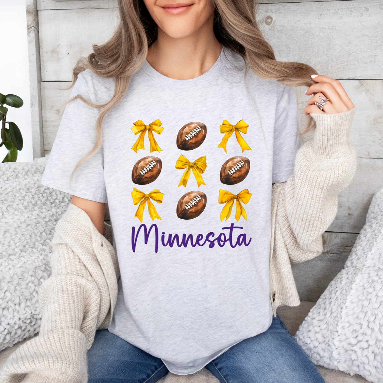 Minnesota Coquette Bows Tee or Sweatshirt