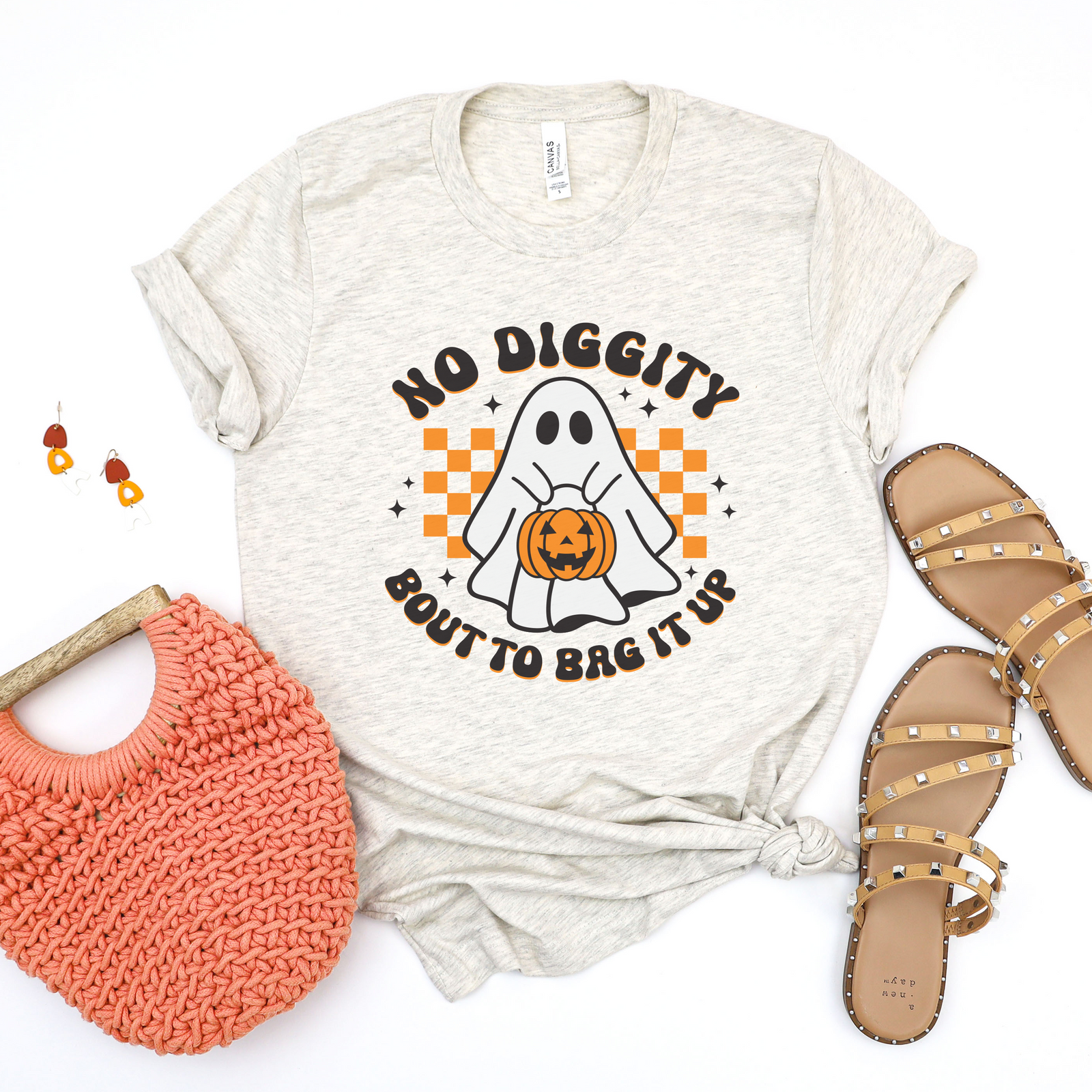 No Diggity Bag It Up Ghost Tee