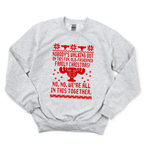 Old Fashioned Family Christmas Tee or Sweatshirt