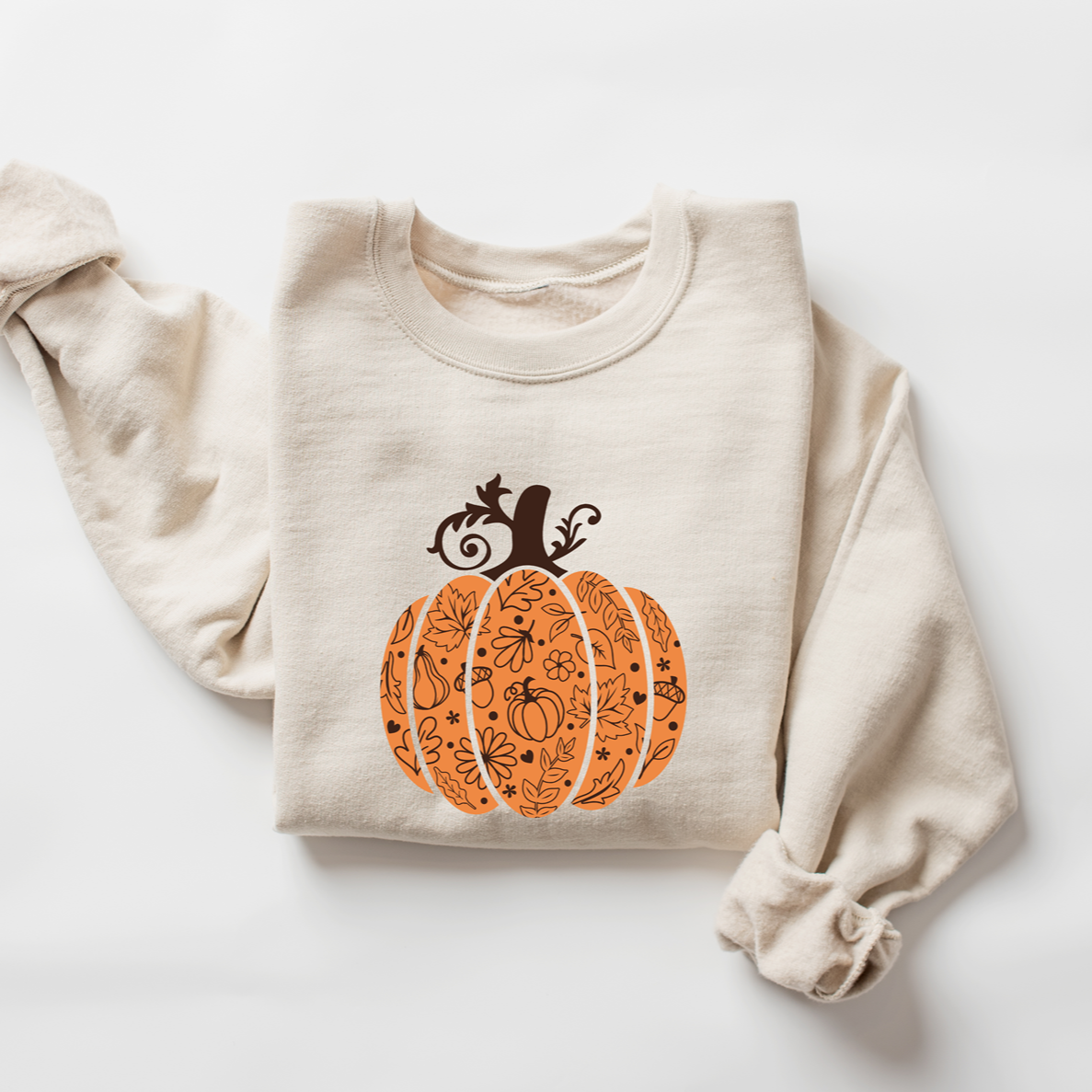 Swirly Pumpkin Tee OR Sweatshirt