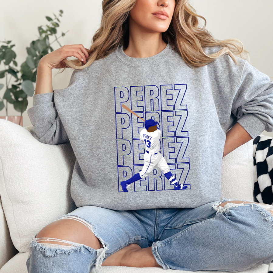 Perez Repeated Tee OR Sweatshirt