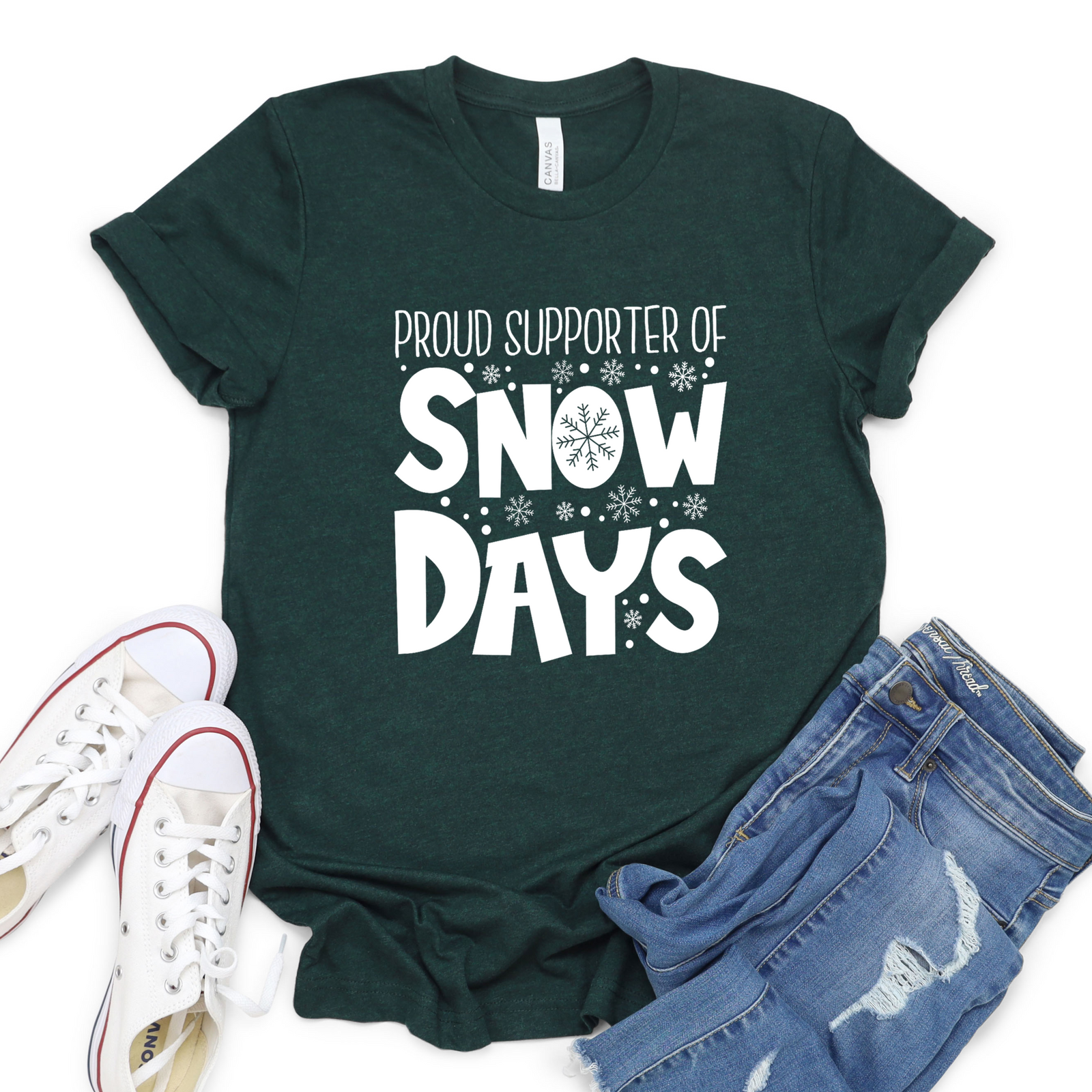 Proud Supporter of Snow Days Teacher Tee