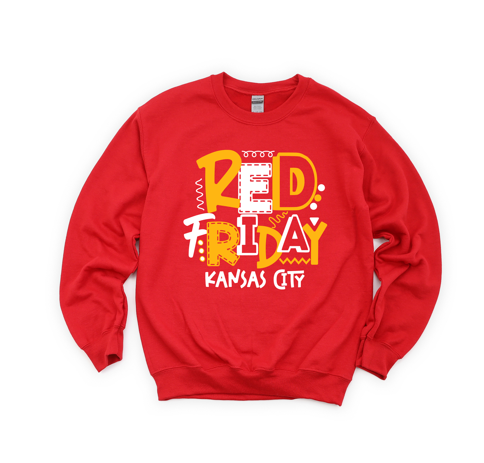 Red Friday Kansas City Doodle Tee OR Sweatshirt