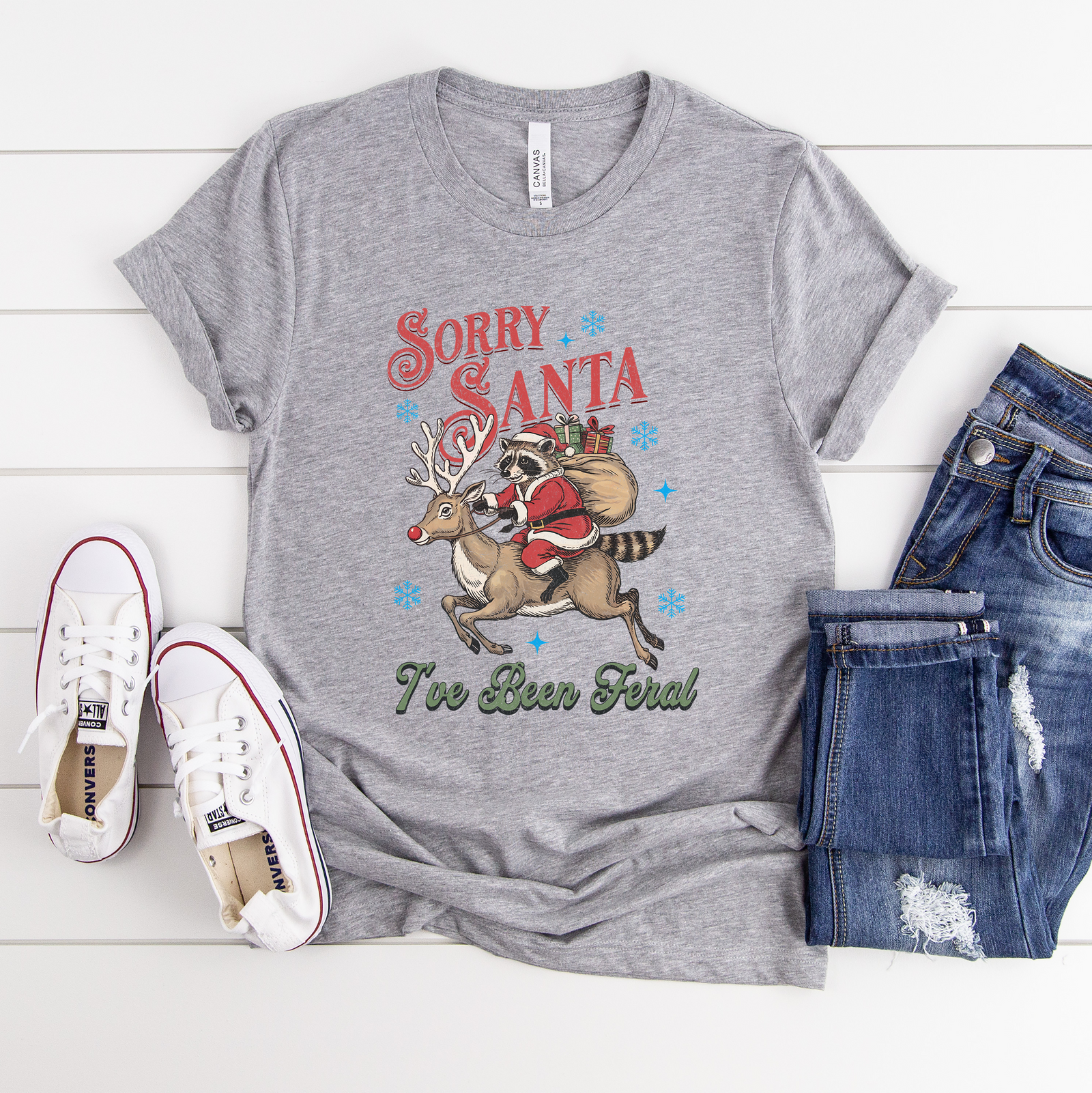 Sorry Santa Feral Tee or Sweatshirt