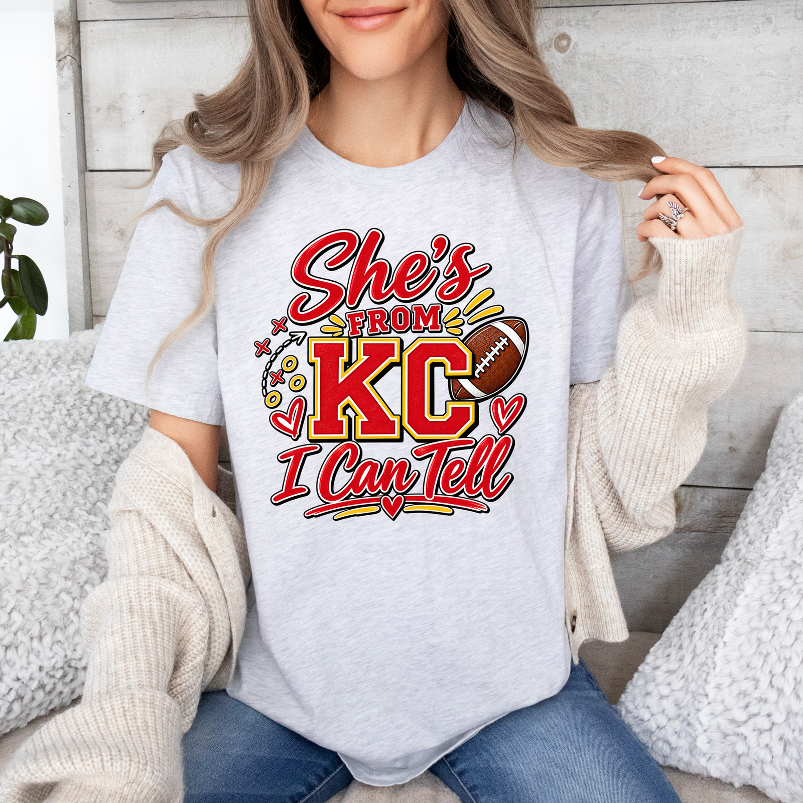 She's From KC I Can Tell Tee OR Sweatshirt