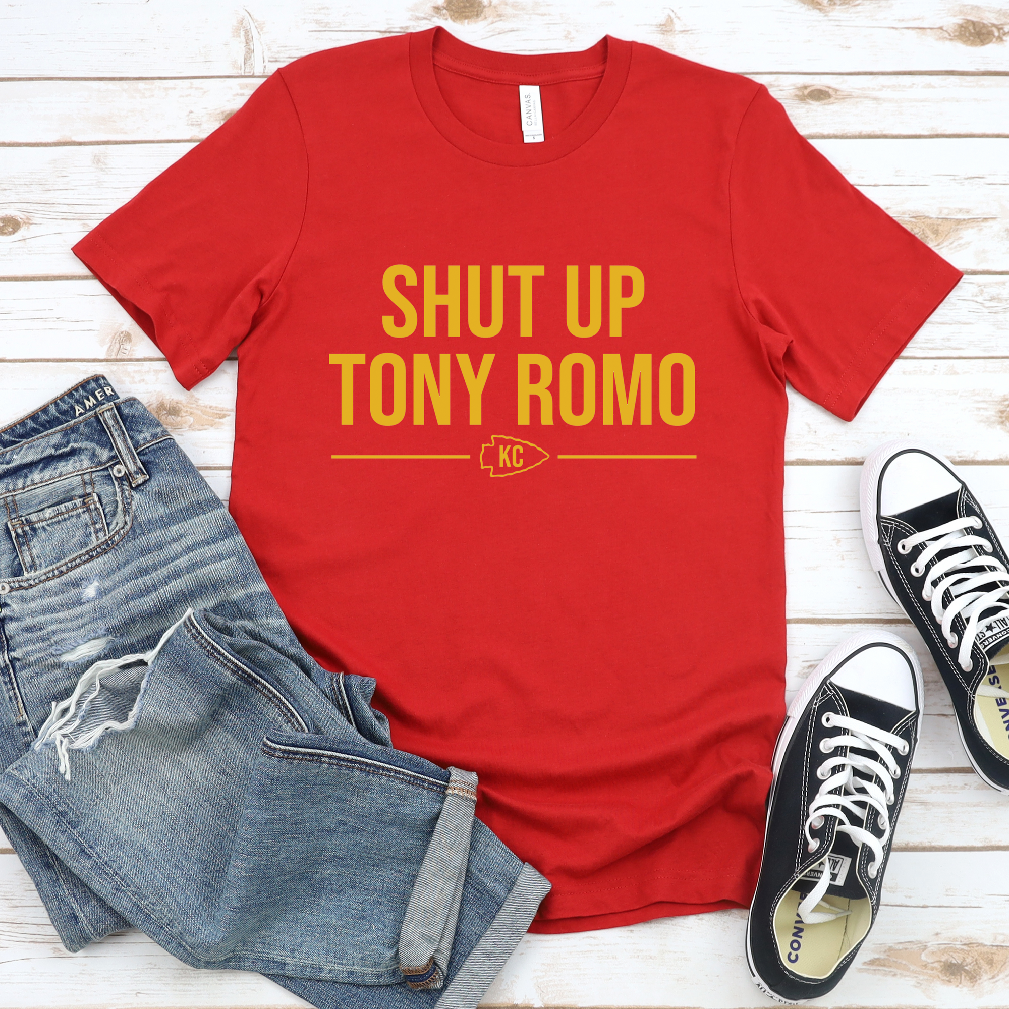 Shut Up Tony Romo KC Tee