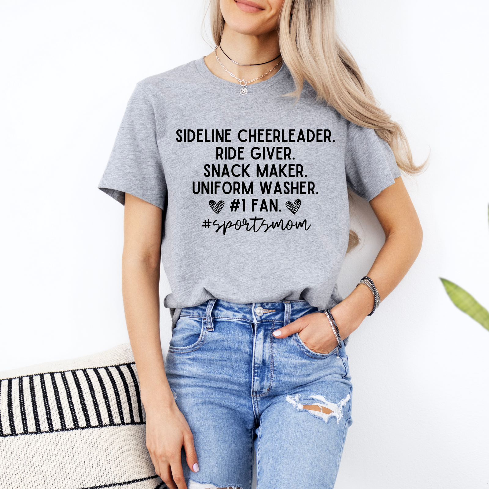 Sideline Cheerleader Tee OR Sweatshirt