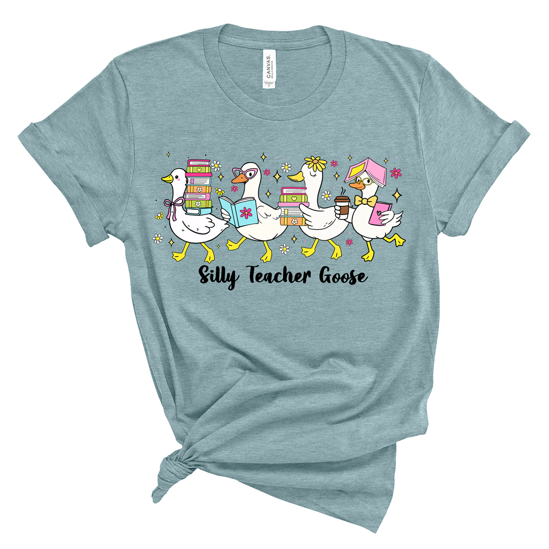 Silly Teacher Goose Tee