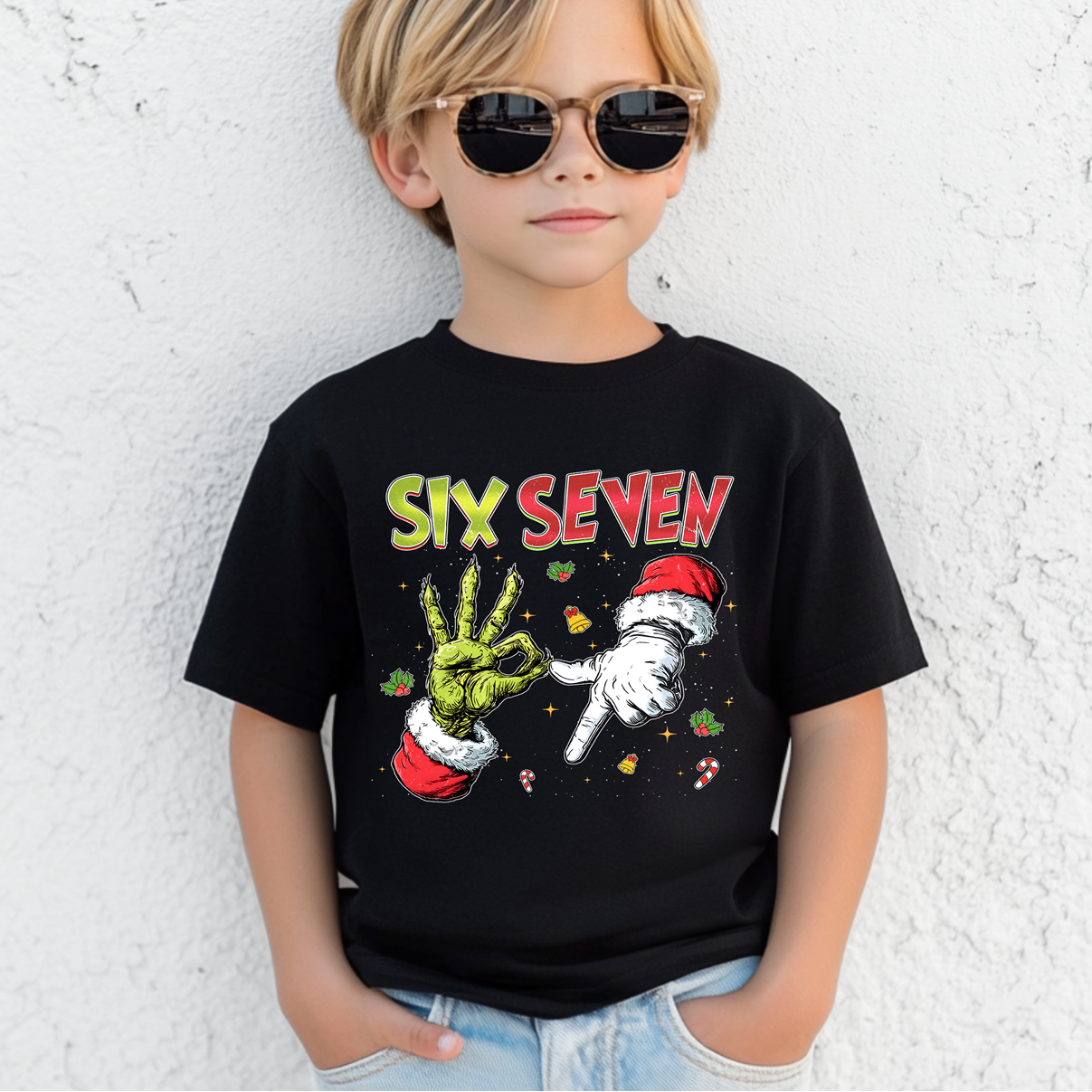 Six Seven Christmas Tee or Sweatshirt YOUTH