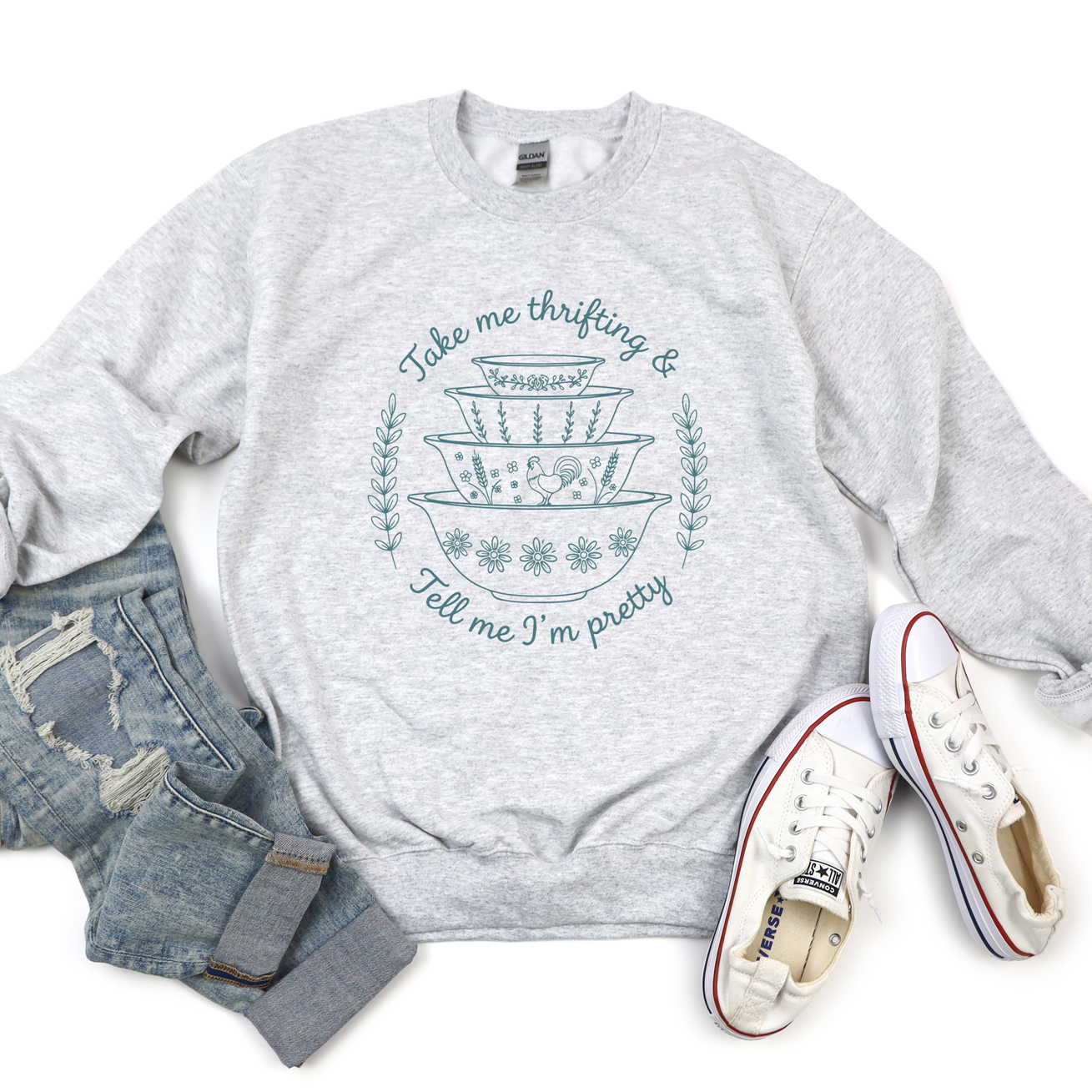 Take Me Thrifting Tee or Sweatshirt