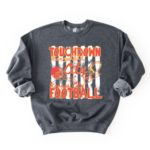 Touchdown Trendy Stripes Tee OR Sweatshirt