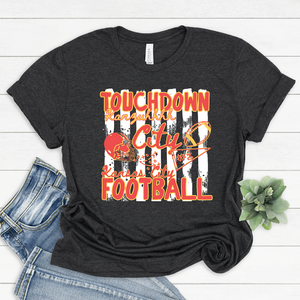 Touchdown Trendy Stripes Tee OR Sweatshirt