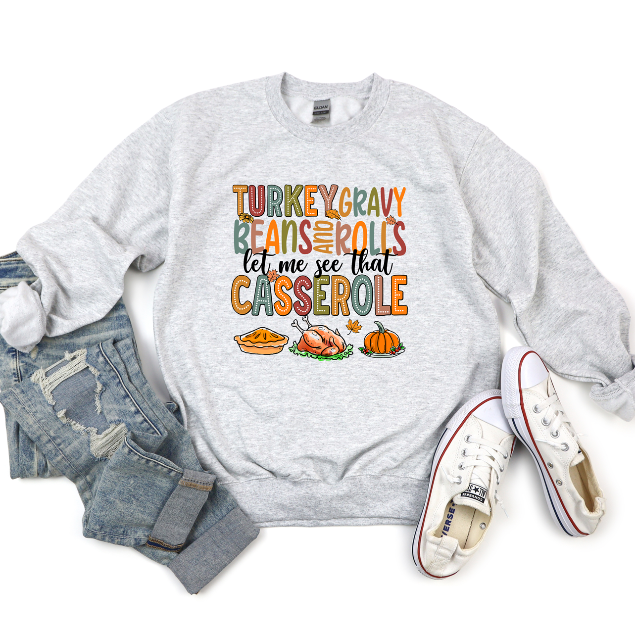 Turkey Gravy Casserole Tee OR Sweatshirt