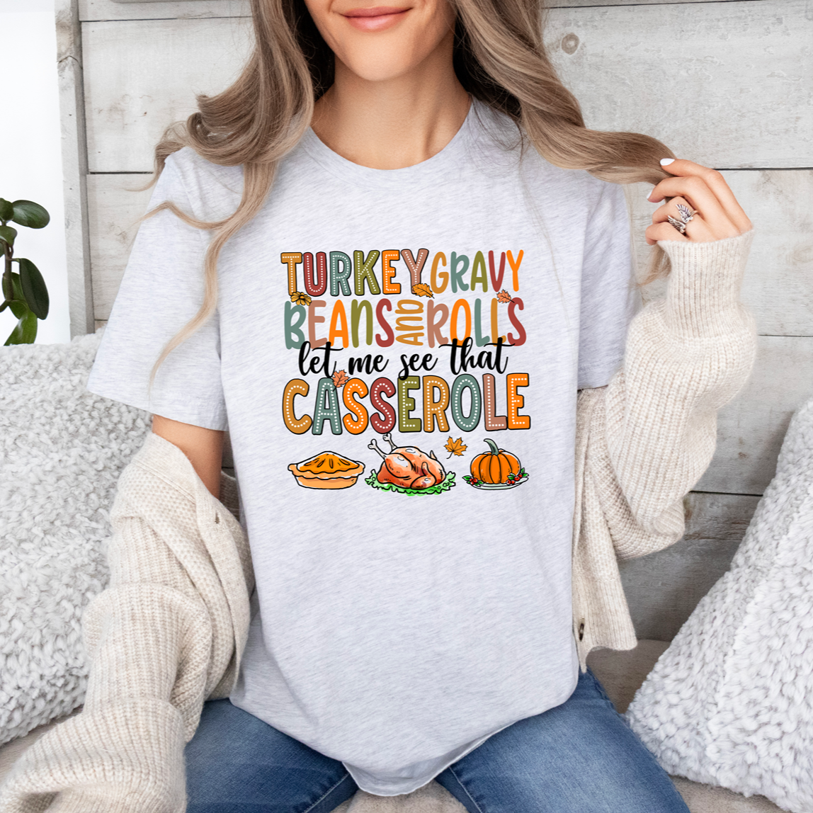 Turkey Gravy Casserole Tee OR Sweatshirt