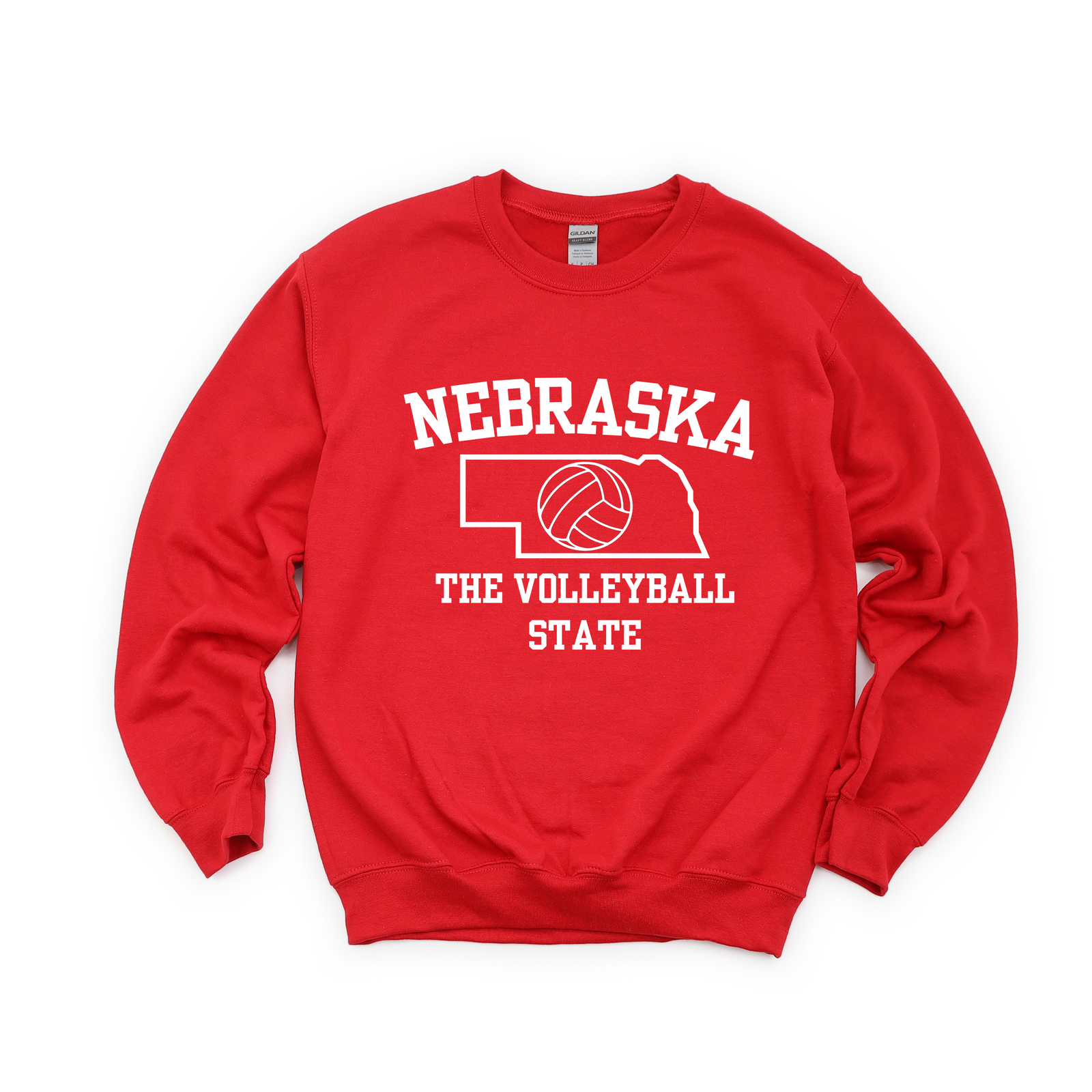 Nebraska Volleyball State Tee or Sweatshirt
