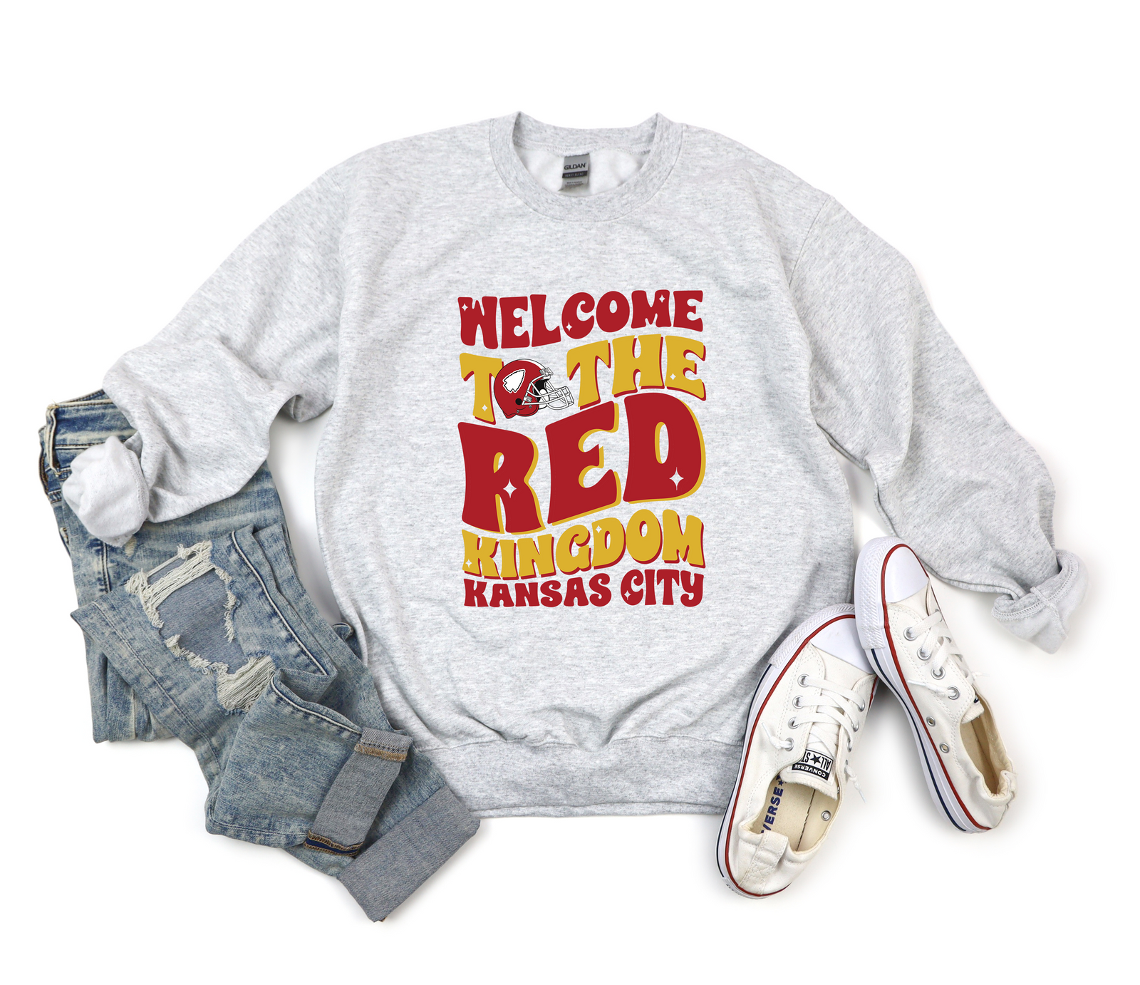 Welcome to the Red Kingdom Retro Tee OR Sweatshirt
