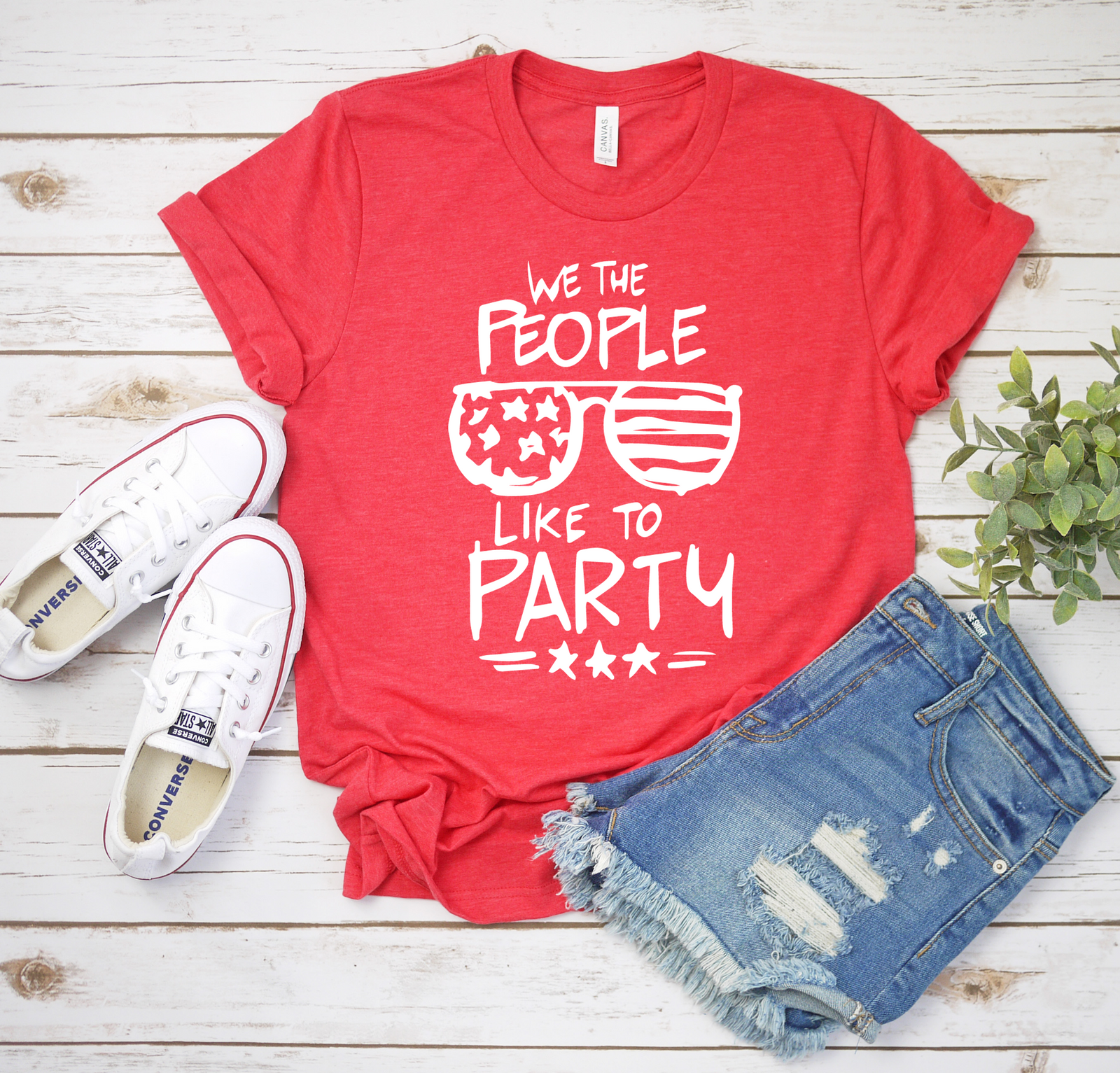 We the People Like to Party Tee