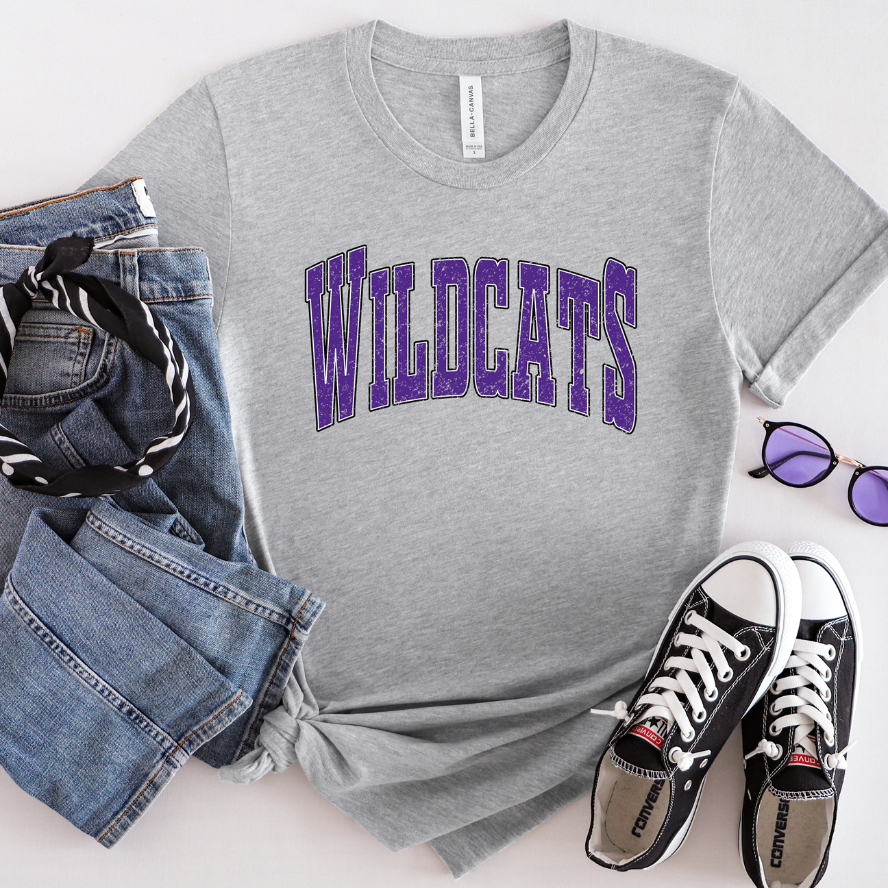 Wildcats Arch Tee or Sweatshirt