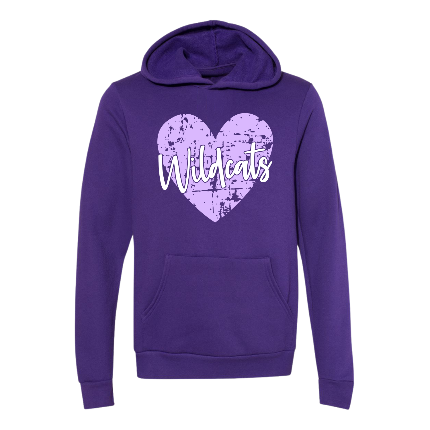 Wildcats Grunge Heart Tee or Sweatshirt