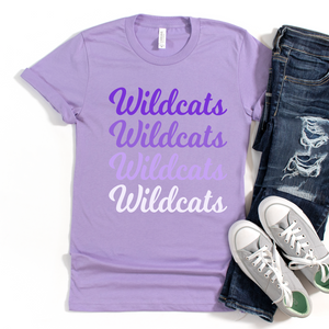 Wildcats Ombre Tee or Hoodie