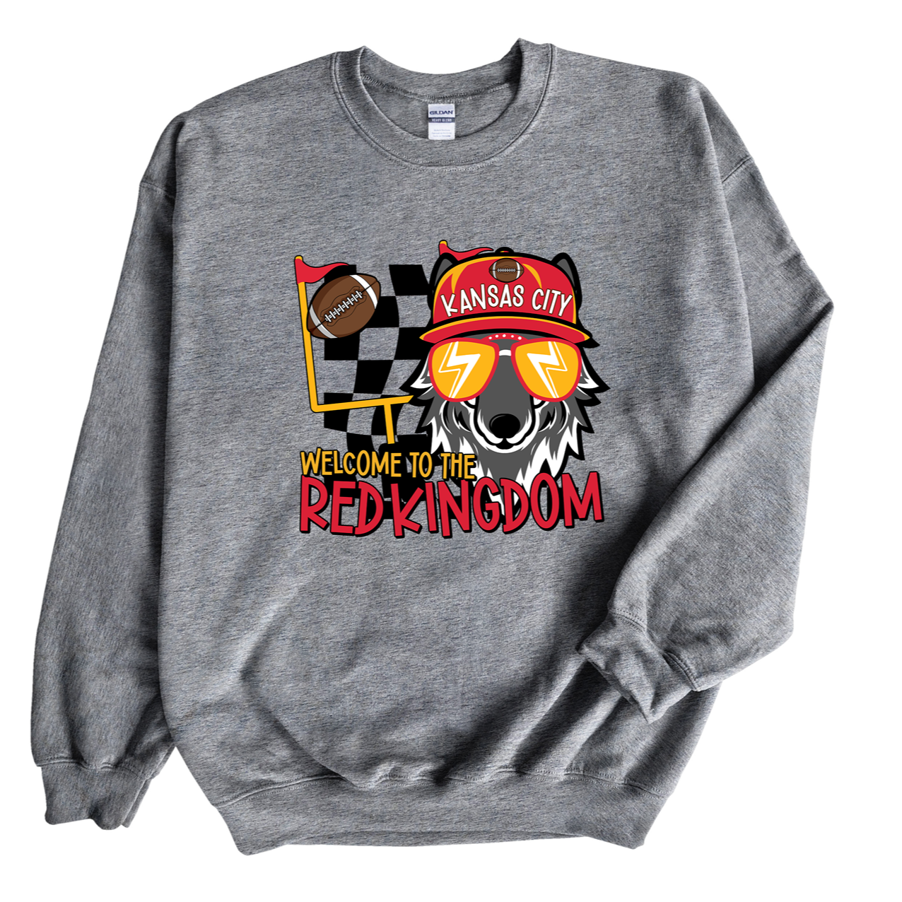 Wolf Welcome to Red Kingdom Tee or Sweatshirt