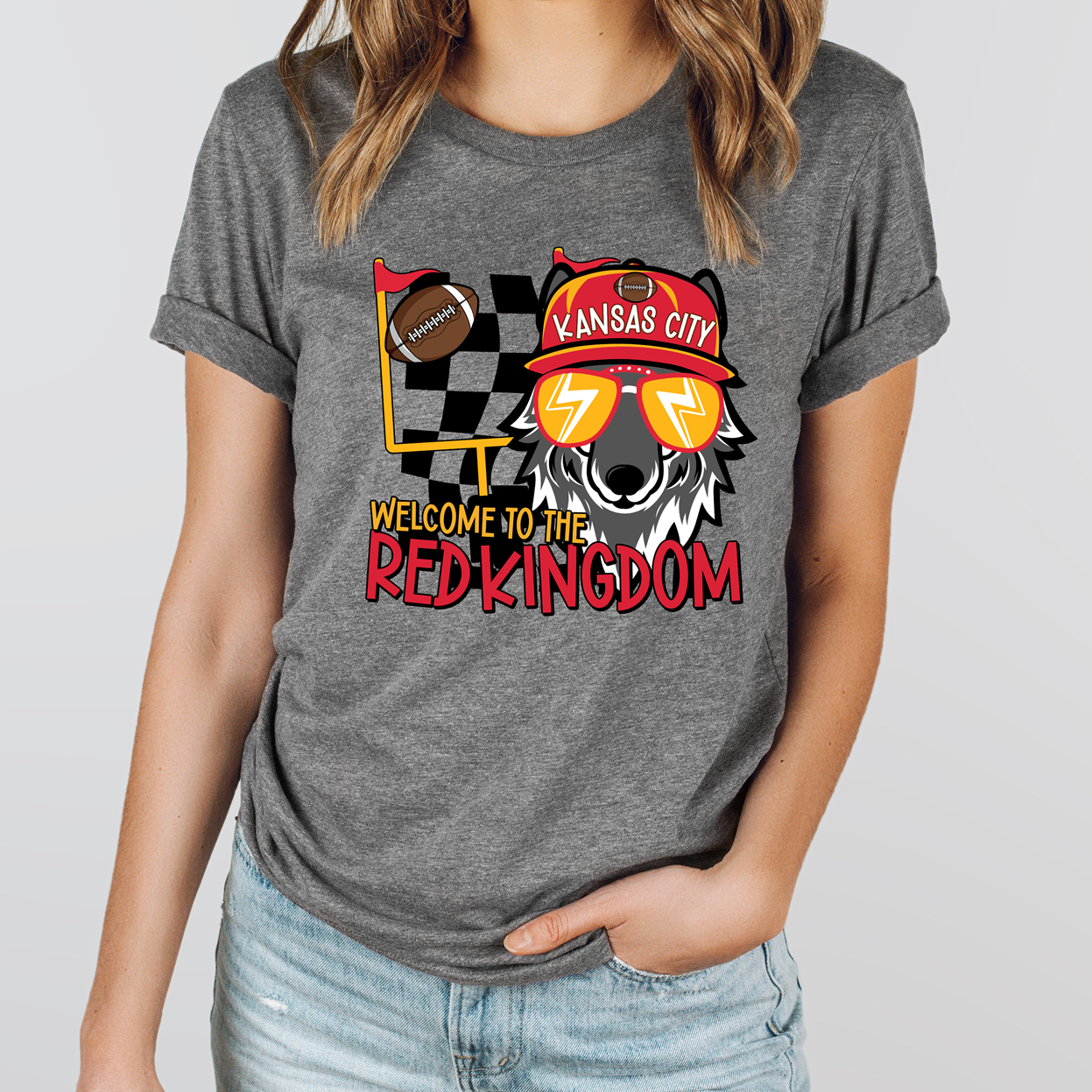 Wolf Welcome to Red Kingdom Tee or Sweatshirt