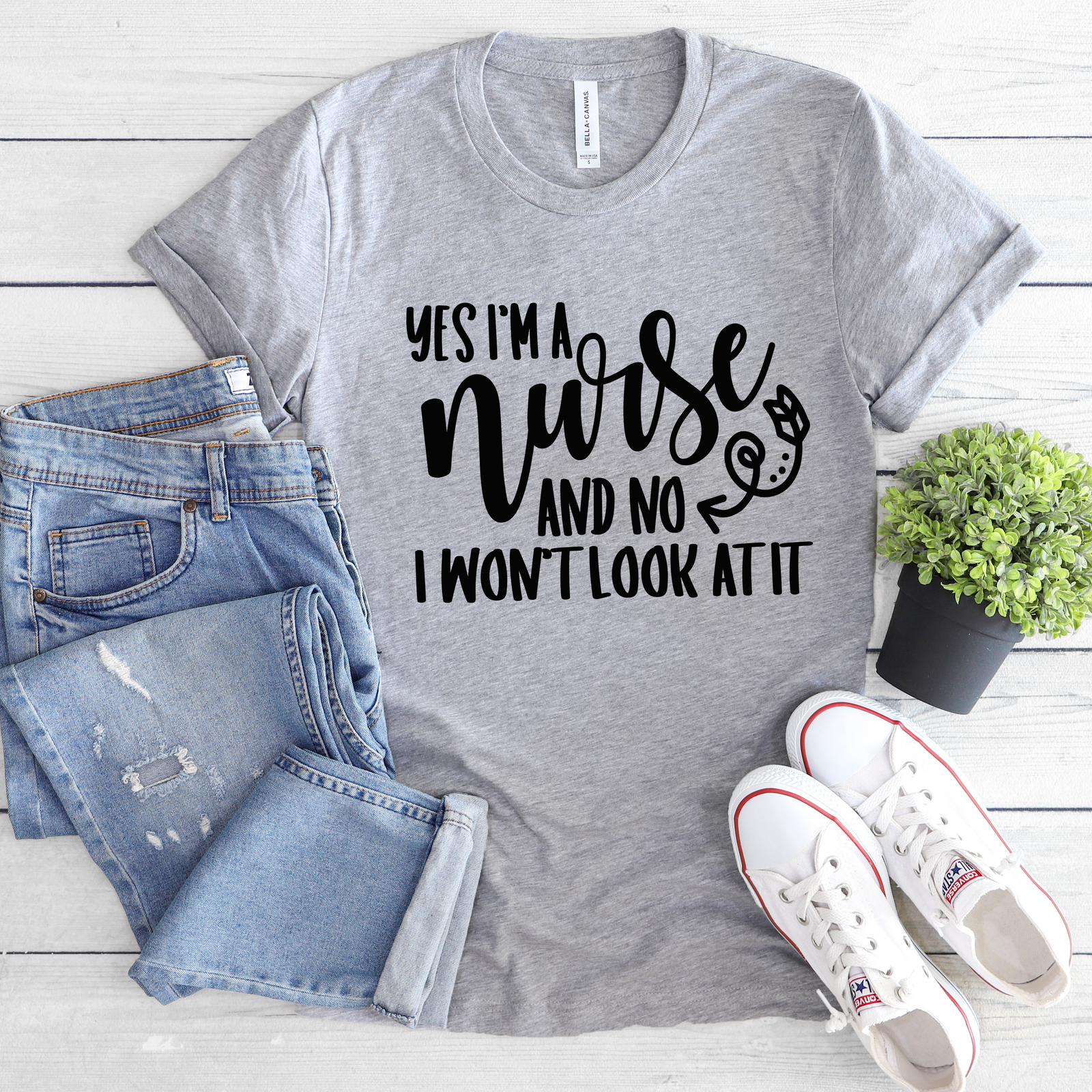 Yes I'm A Nurse Tee