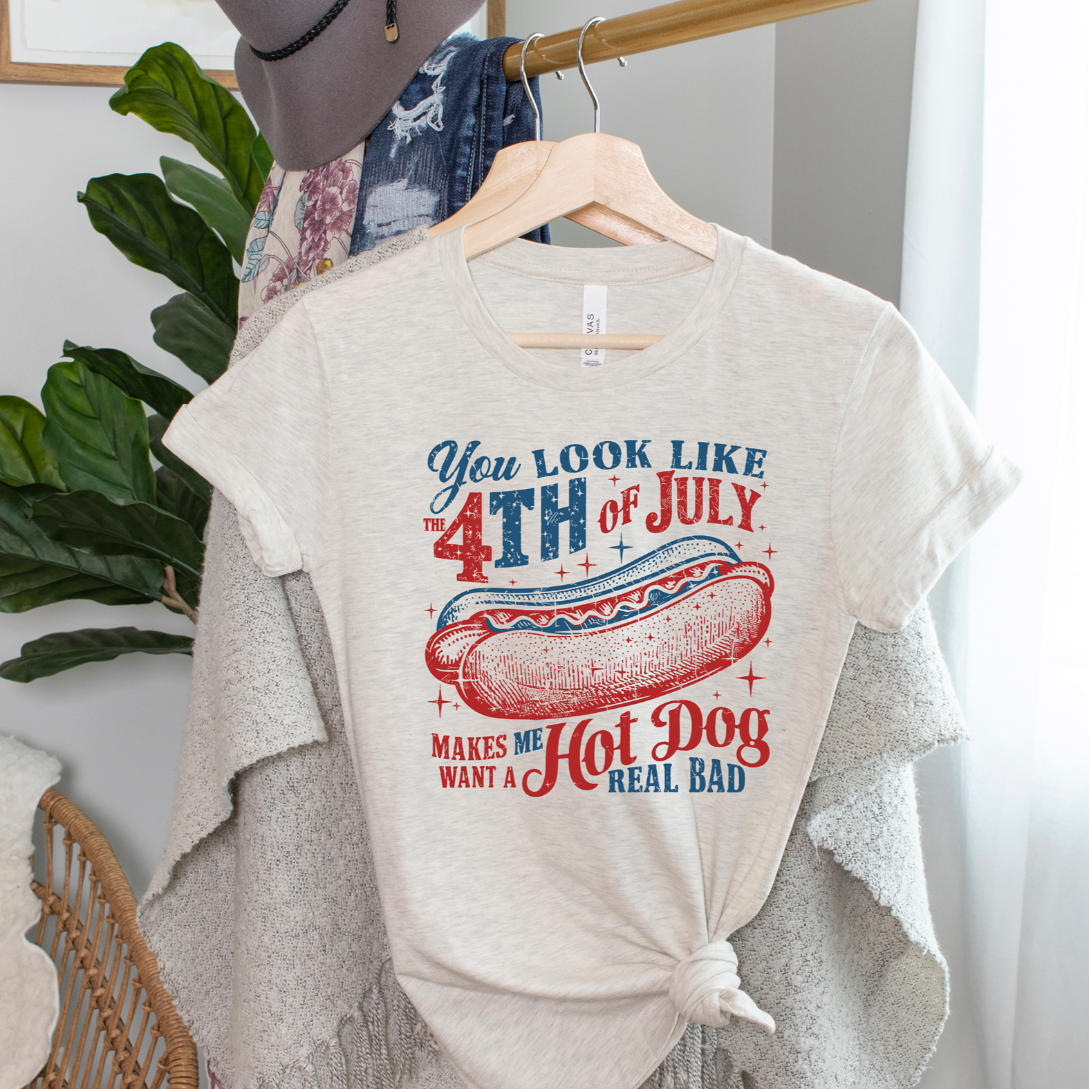 You Look Like 4th of July Vintage Tee