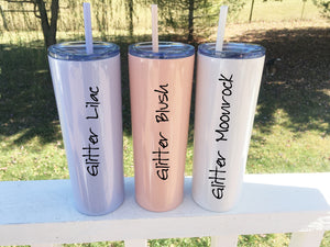 Personalized Engraved Skinny Tumbler