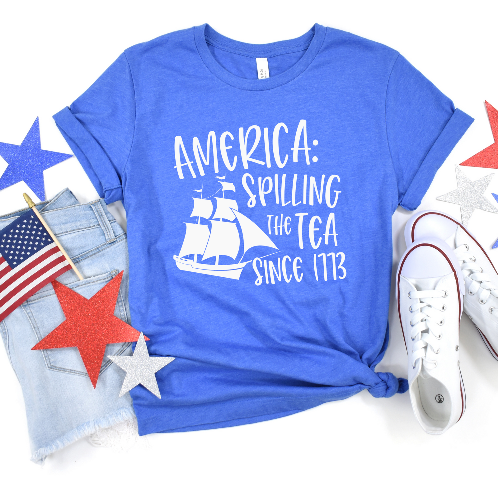 America Spilling the Tea Since 1773 Tee
