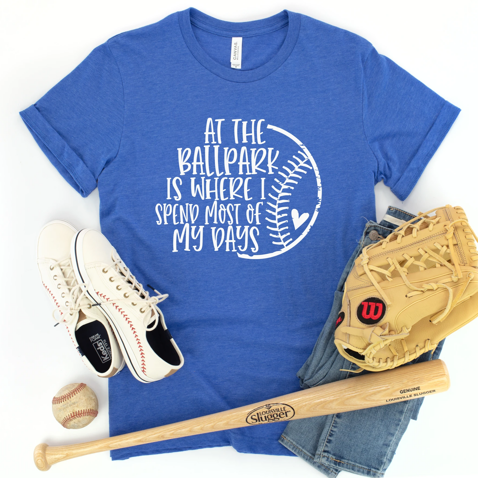 At the Ballpark Is Where I Spend Most of My Days Tee