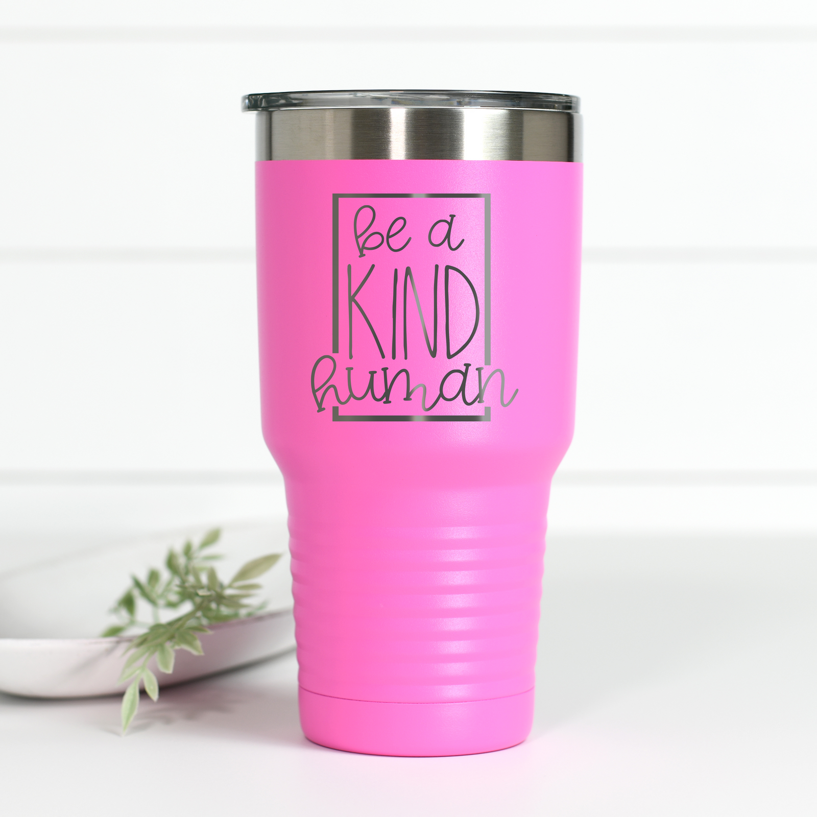 Be A Kind Human 30 oz Engraved Tumbler