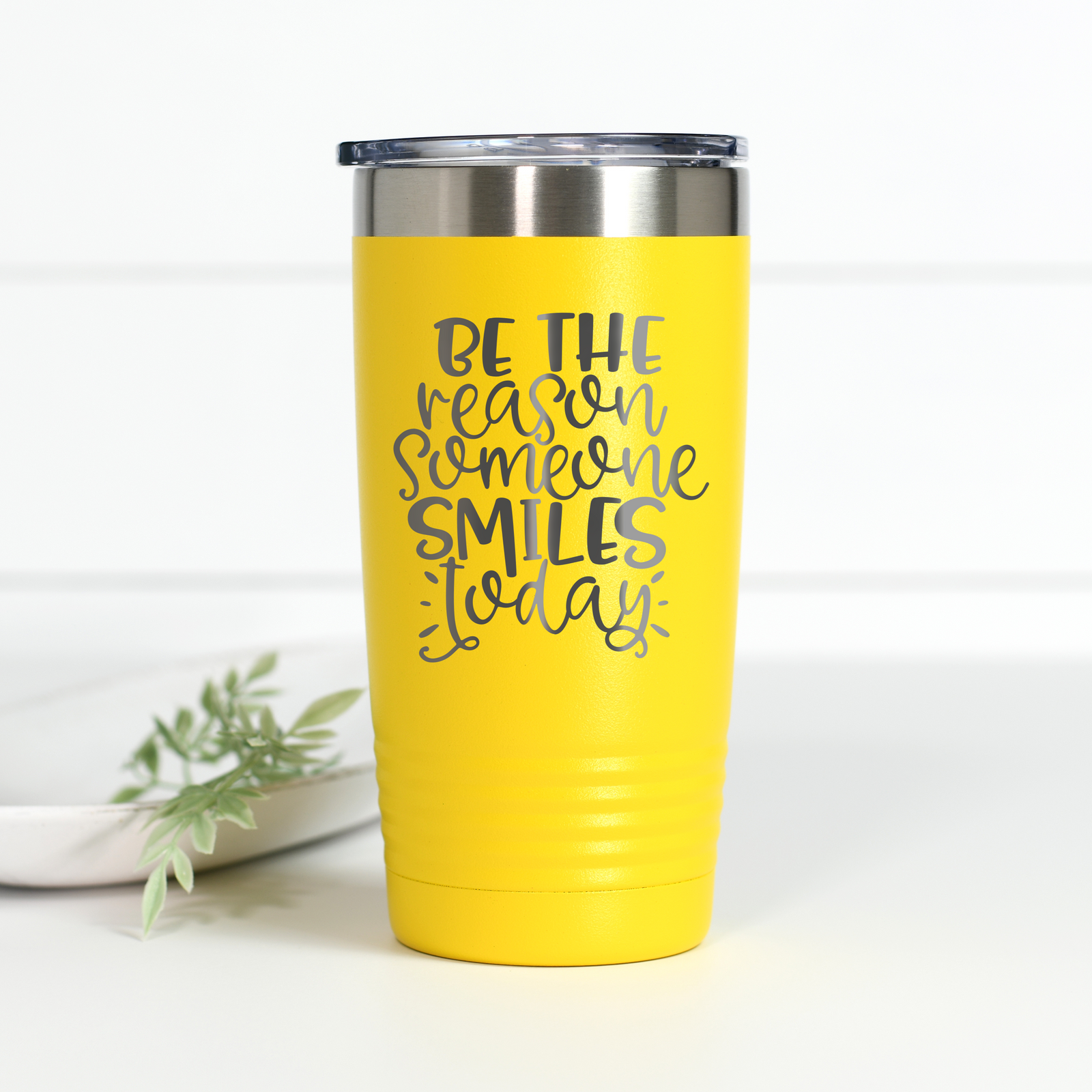 Be the Reason Someone Smiles Today 20 oz Engraved Tumbler