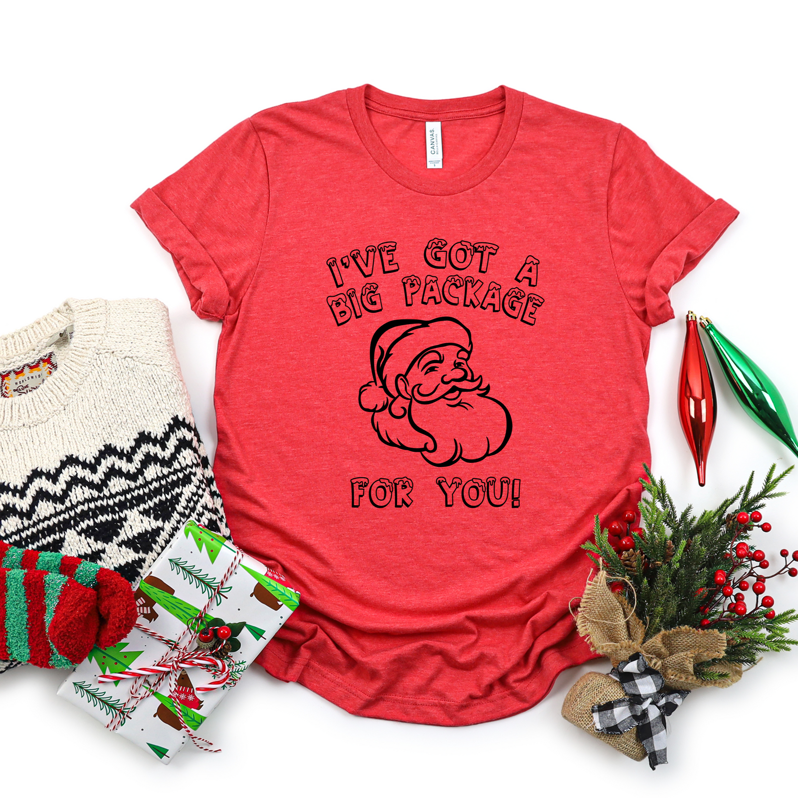 I've Got A Big Package Santa Tee