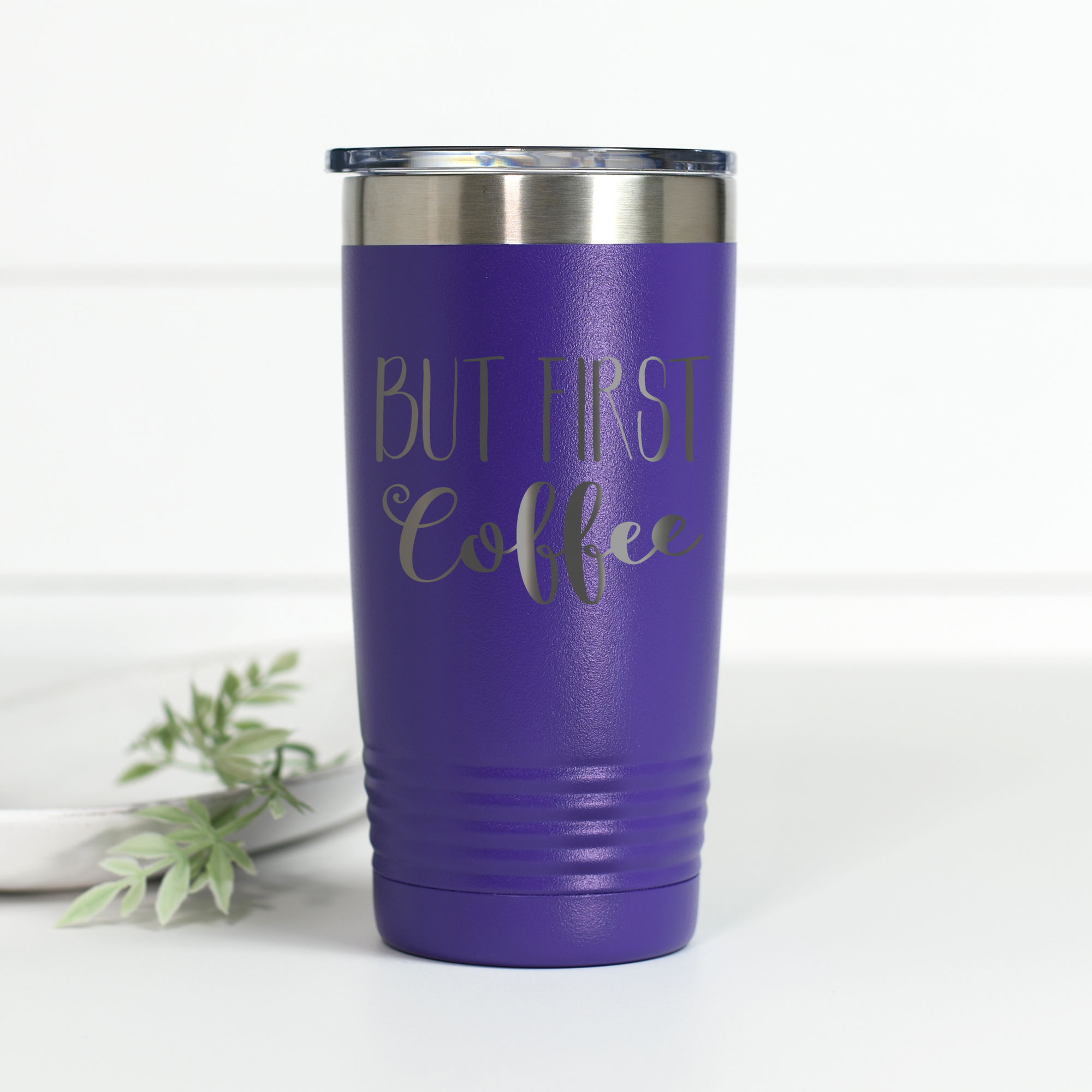 But First Coffee 20 oz Engraved Tumbler