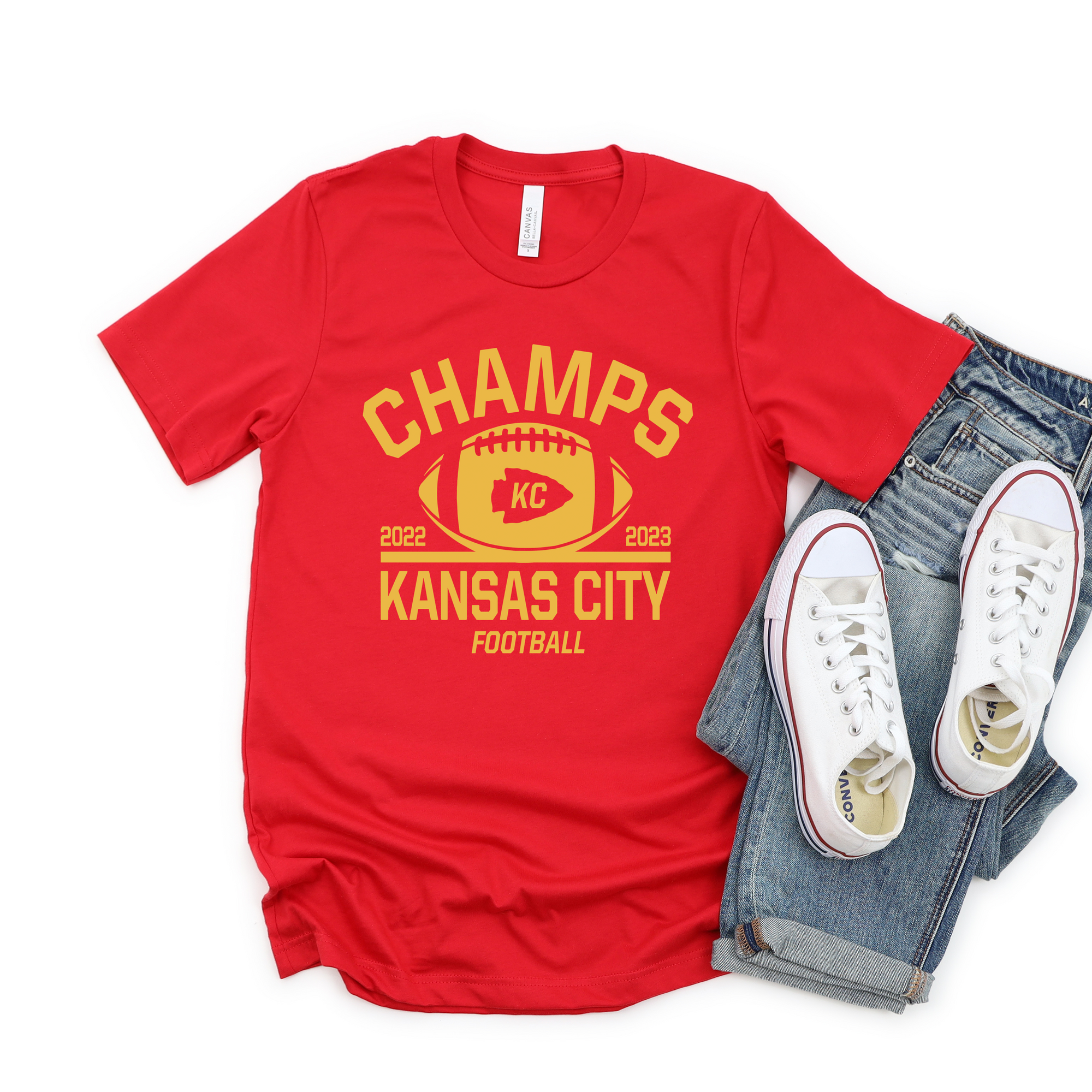 Champs Kansas City Football Tee or Sweatshirt