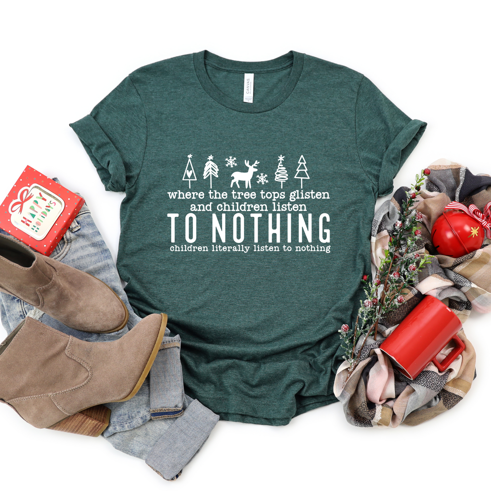 Children Listen to Nothing Christmas Tee