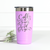 Coffee Because Crack Is Bad For You 20 oz Engraved Tumbler