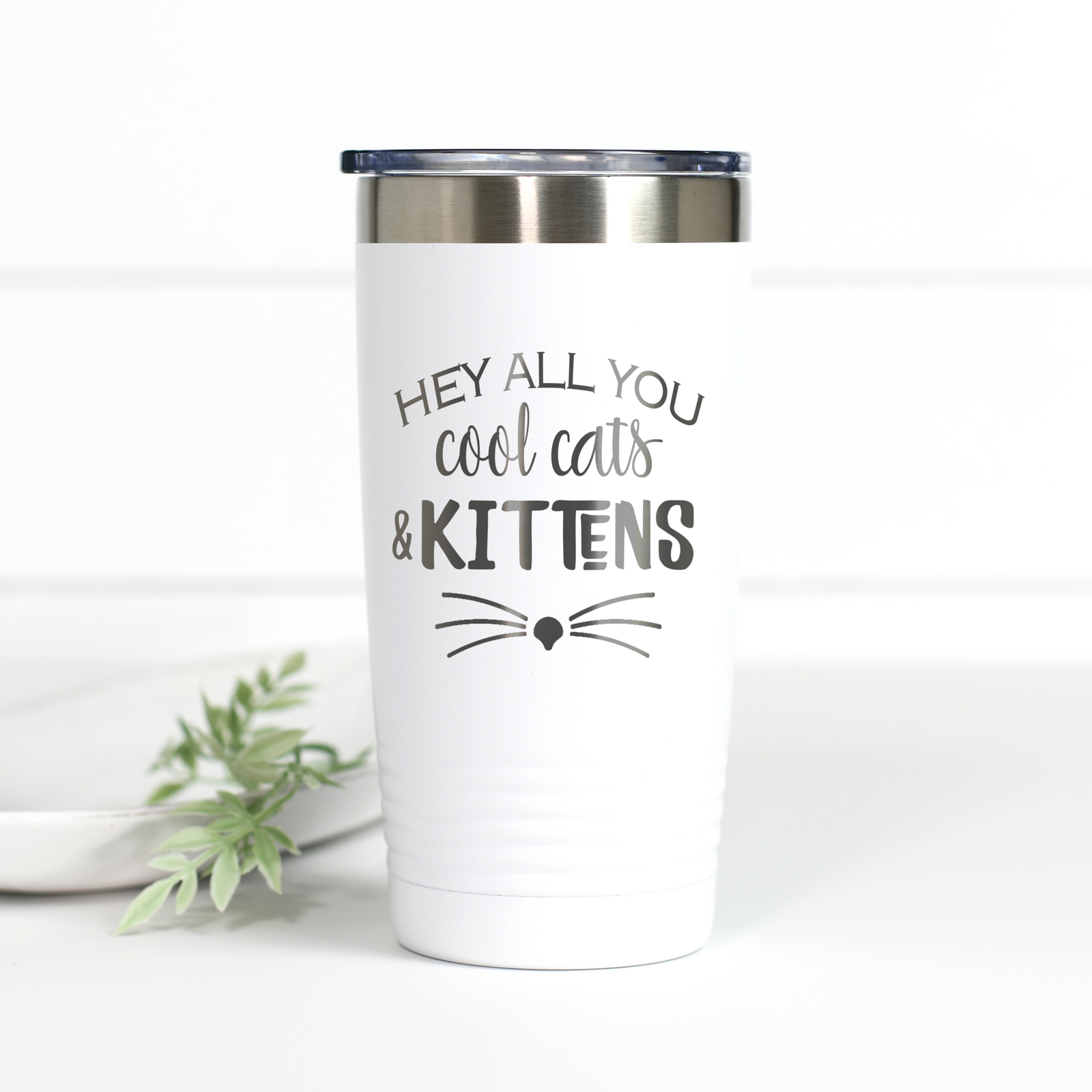 Cool Cats and Kittens 20 oz Engraved Tumbler