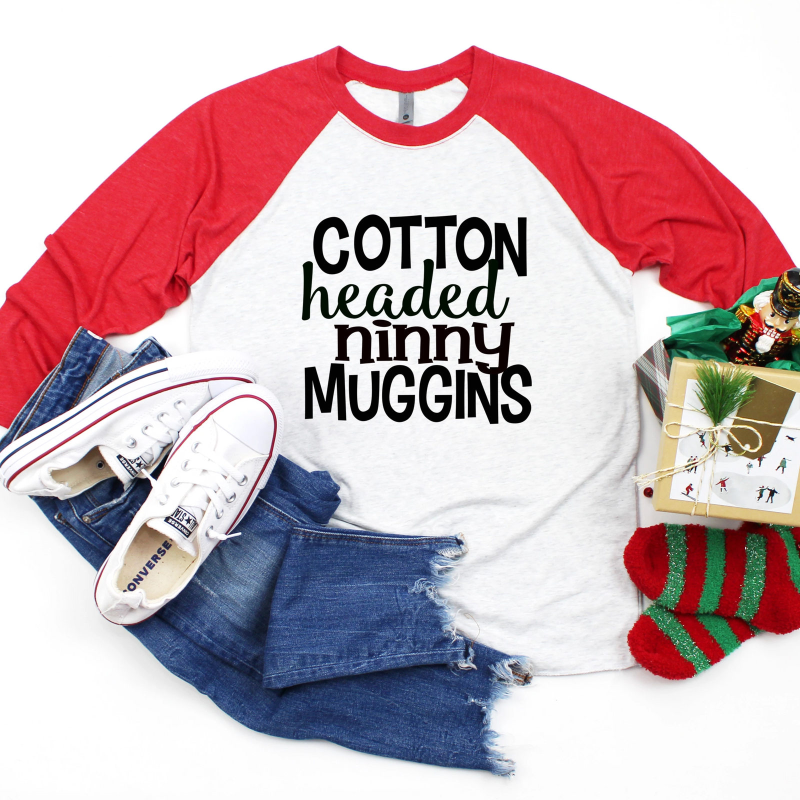 Cotton Headed Ninny Muggins Raglan Tee