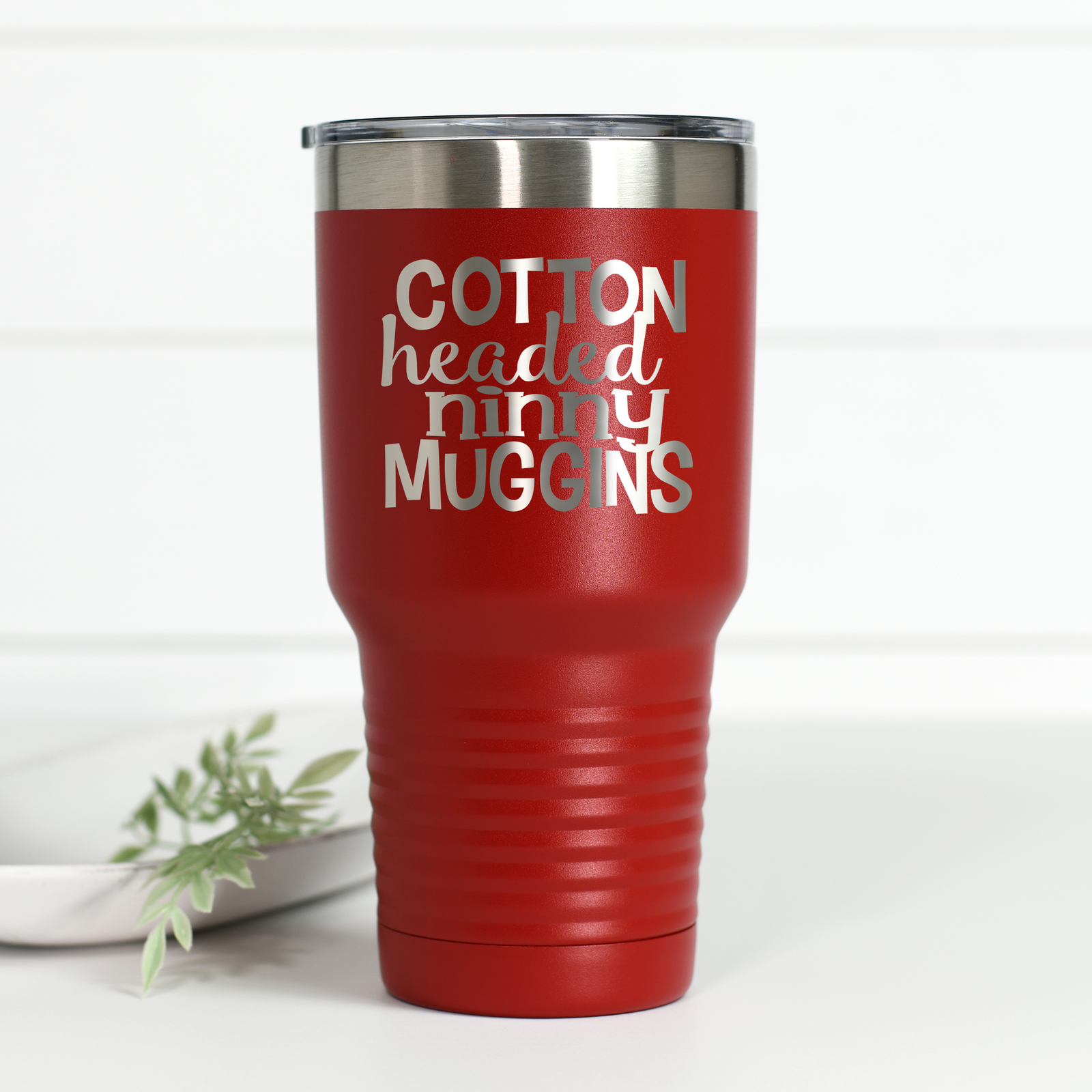 Cotton Headed Ninny Muggins Elf 30 oz Engraved Tumbler