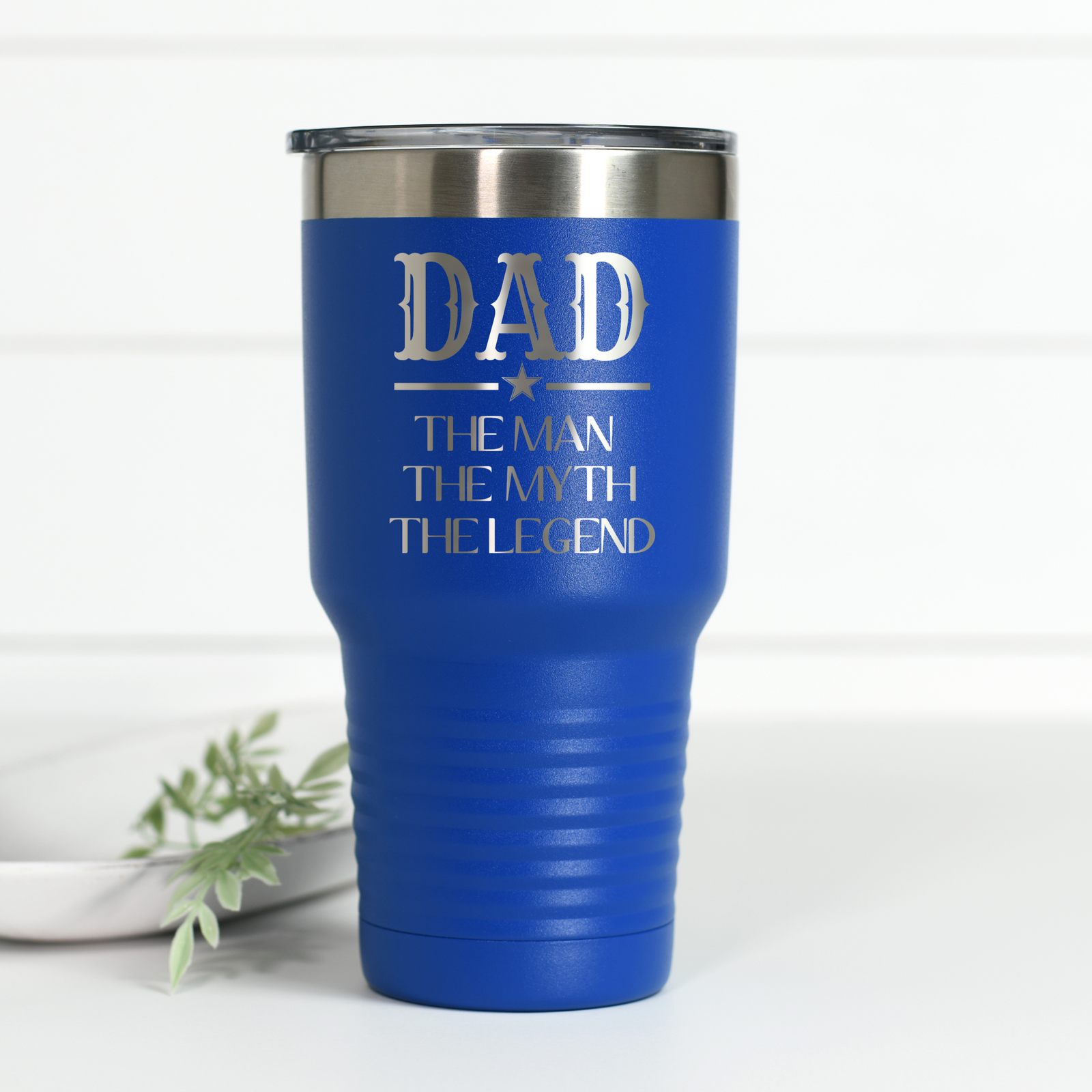 Dad Man Myth Legend 30 oz Engraved Tumbler