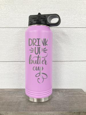 Drink Up Buttercup 32 oz. Water Bottle